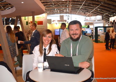 Paulina Komorowska of PRIVA and Andris Stuks of Synergy.